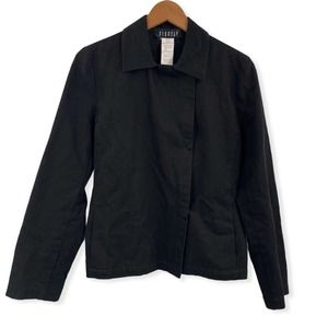Claudie Pierlot Black‎ Twill Jacket Size 6